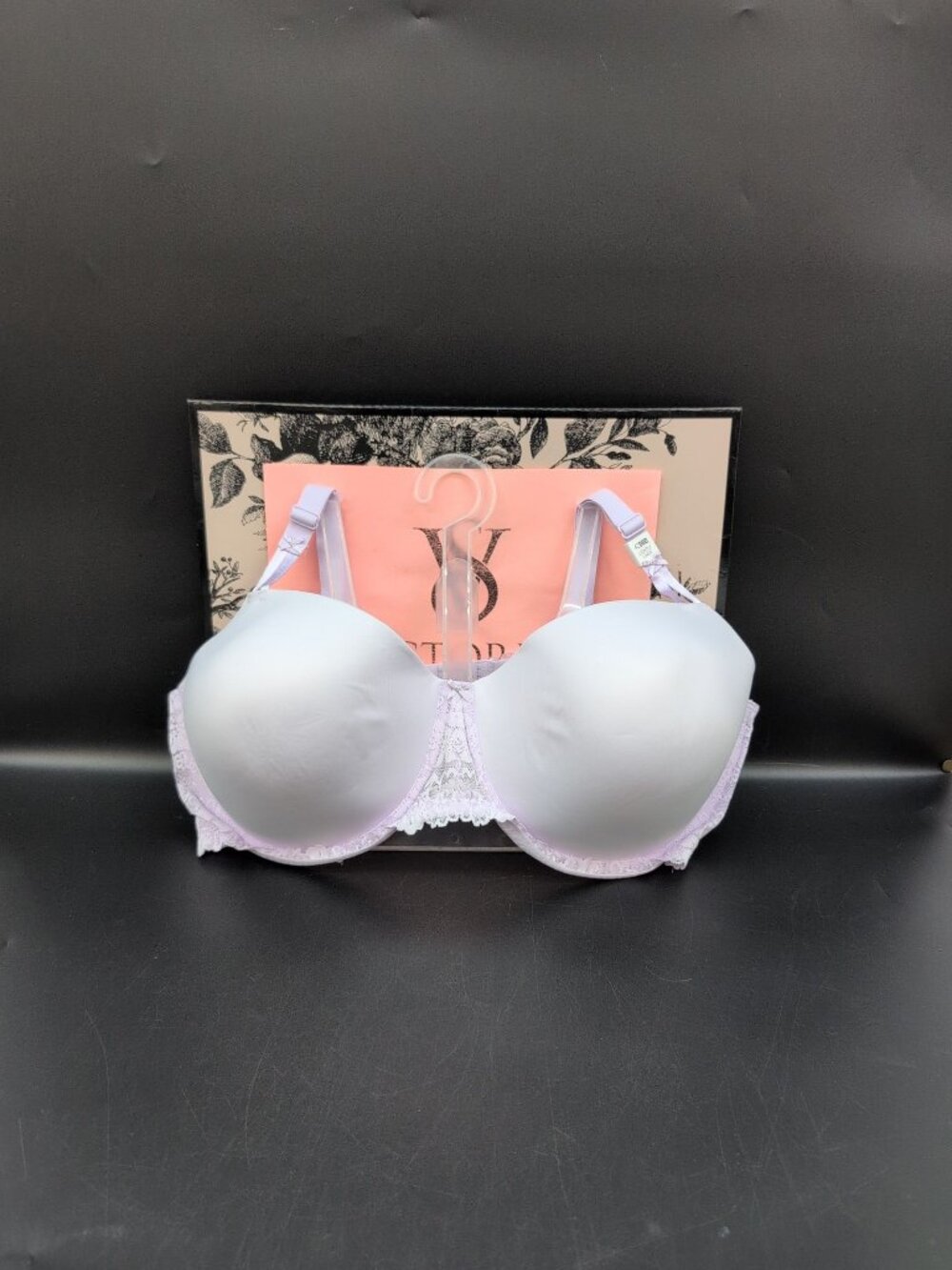 Victoria Secret Pink Wink Lightly Lined Balconette Bra 42DDD Purple Whisper
